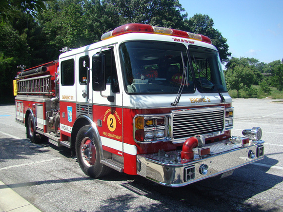 Baltimore County (MD) Fire Dept. Engine 22001 ALF Eagle 1500 GPM/500GWTex-demo unit for Chicago FD