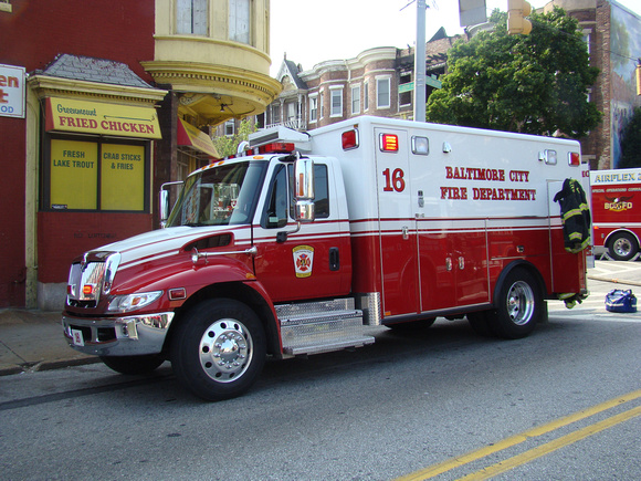Baltimore City Fire Department Medic 162008 International Durastar 4400/Horton