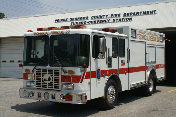 Prince George's County Fire Department Technical Rescue 221993 HME/Ferrara
