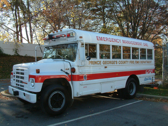 Prince George's County Fire Dept. Emergency Management One