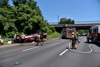 Mass Casualty Crash on I-695 In Pikesville - July 30, 2017