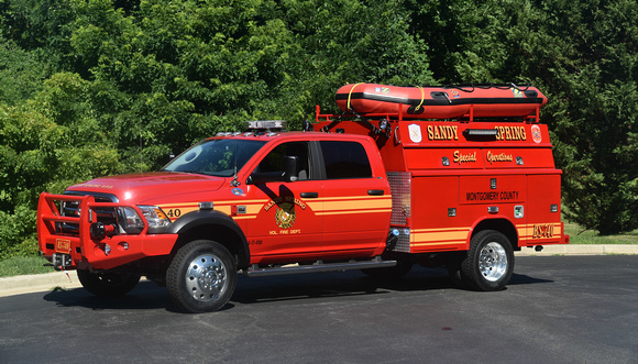 Sandy Spring Volunteer Fire Department Boat Support 740
