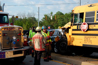 School Bus Involved in Pikesville Chain Reaction Crash