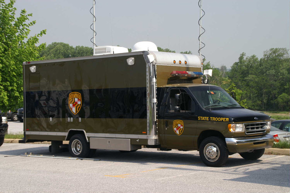 Maryland State Police communications vehicle