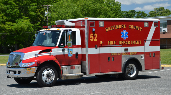 Baltimore County Fire Department Reserve Medic 52