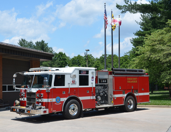 Howard County Fire Rescue Reserve Engine 92