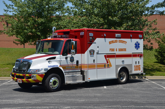 Howard County Fire Rescue Paramedic 105
