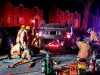 Rescue Box in Pikesville with Overturned SUV Dec 23, 2019
