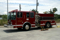 Bay St. Louis Engine 2 at a drill at the Casino Magic Hotel on June 28, 2005.
